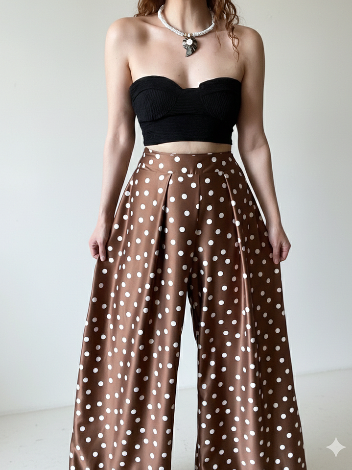 Pantalon Palazzo lunares  1