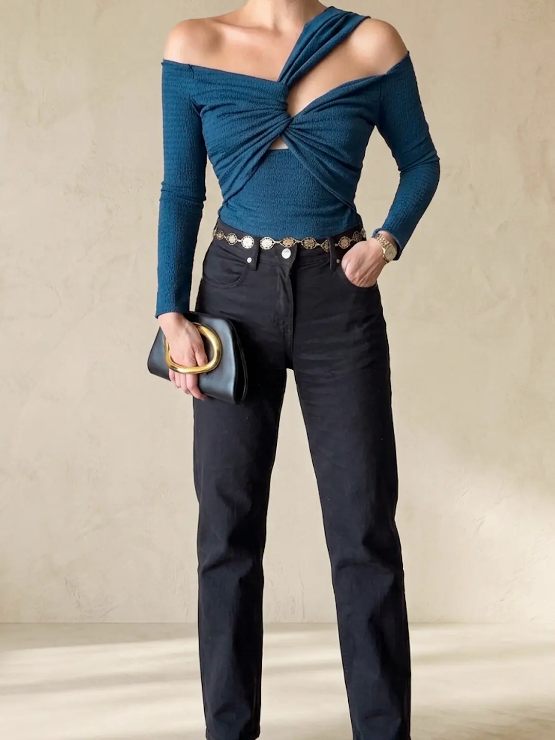 Top Nudo asimétrico 1