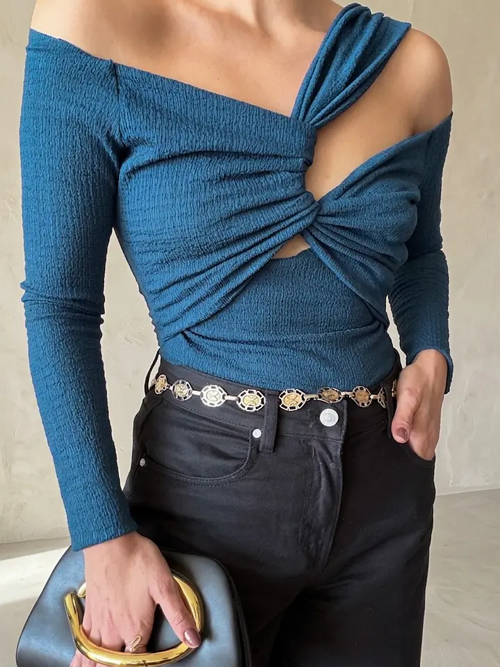 Top Nudo asimétrico 4