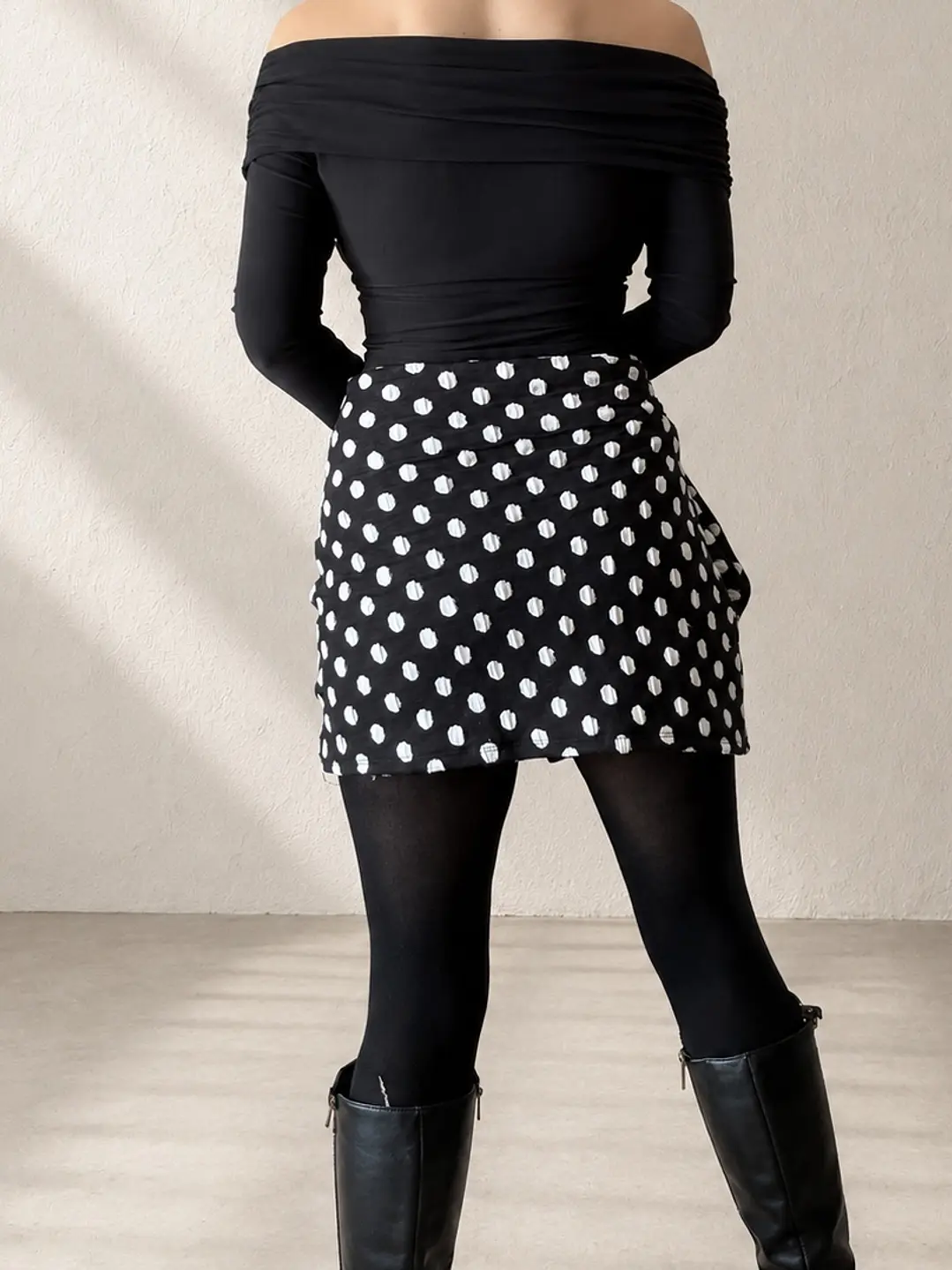 Falda Nudo Lunares 2