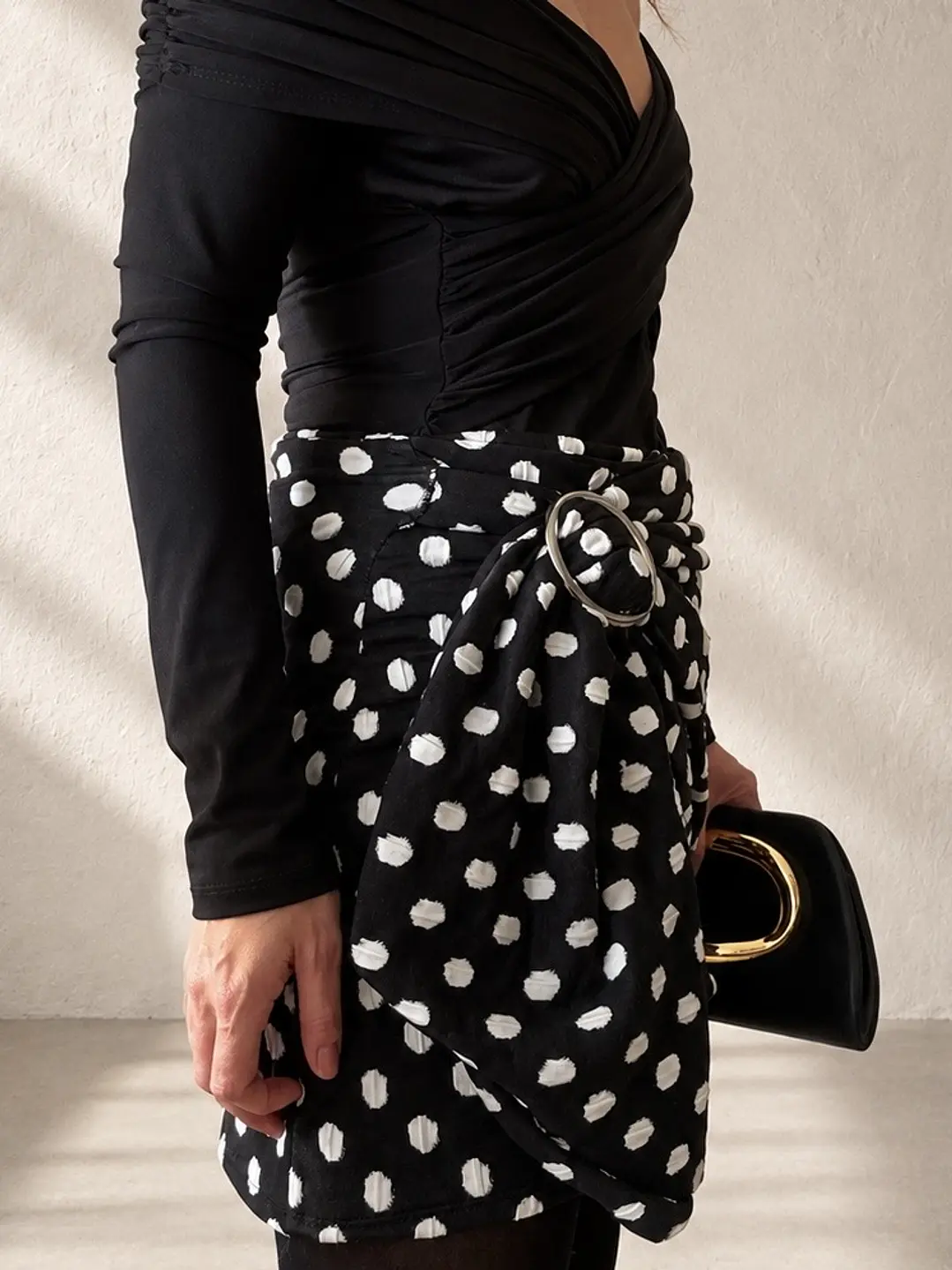 Falda Nudo Lunares 3