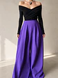 Pantalón Palazzo Morado  - Miniatura 1