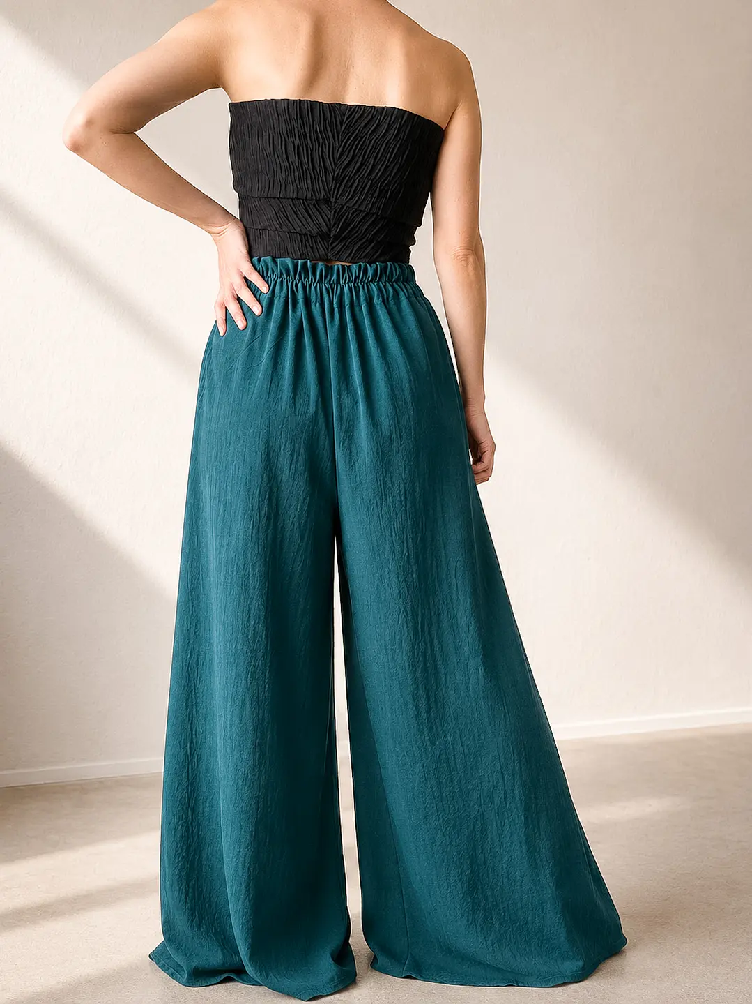 Pantalón palazzo con aberturas 2