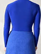 Top Pliegue Superpuesto - Azul  - Miniatura 3
