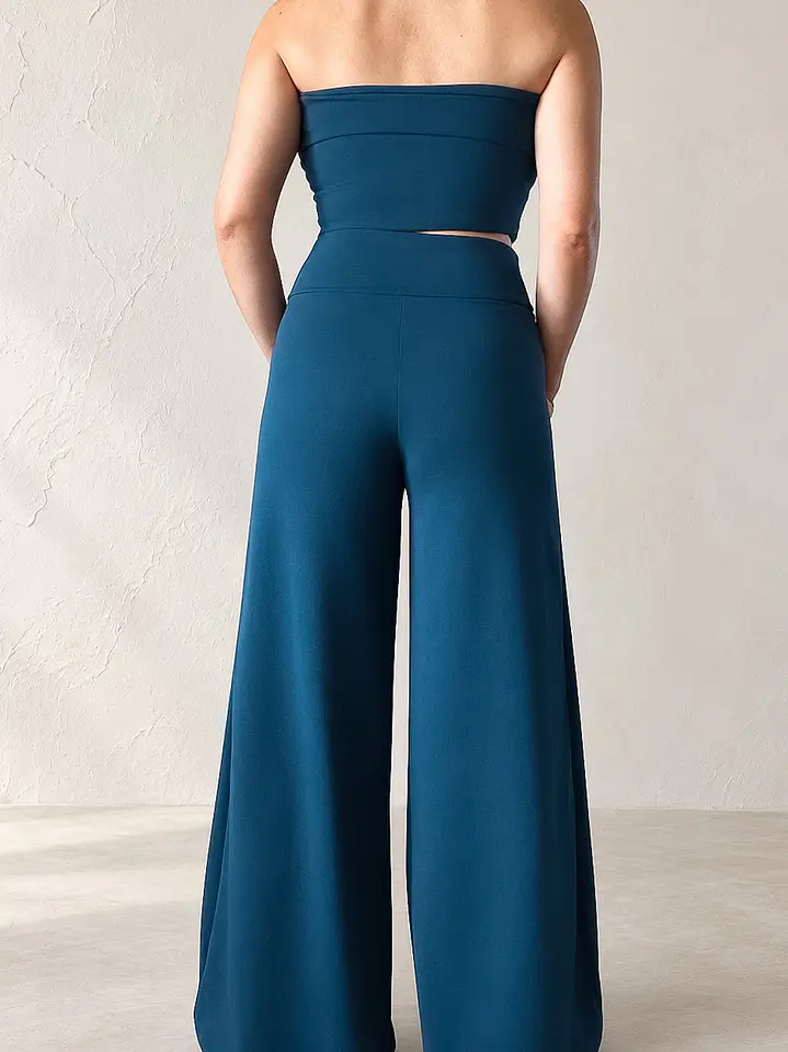 Conjunto Nudo azul petróleo  2