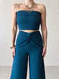 Conjunto Nudo azul petróleo  - Miniatura 3