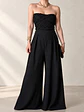 Pantalon Palazzo Negro  - Miniatura 1