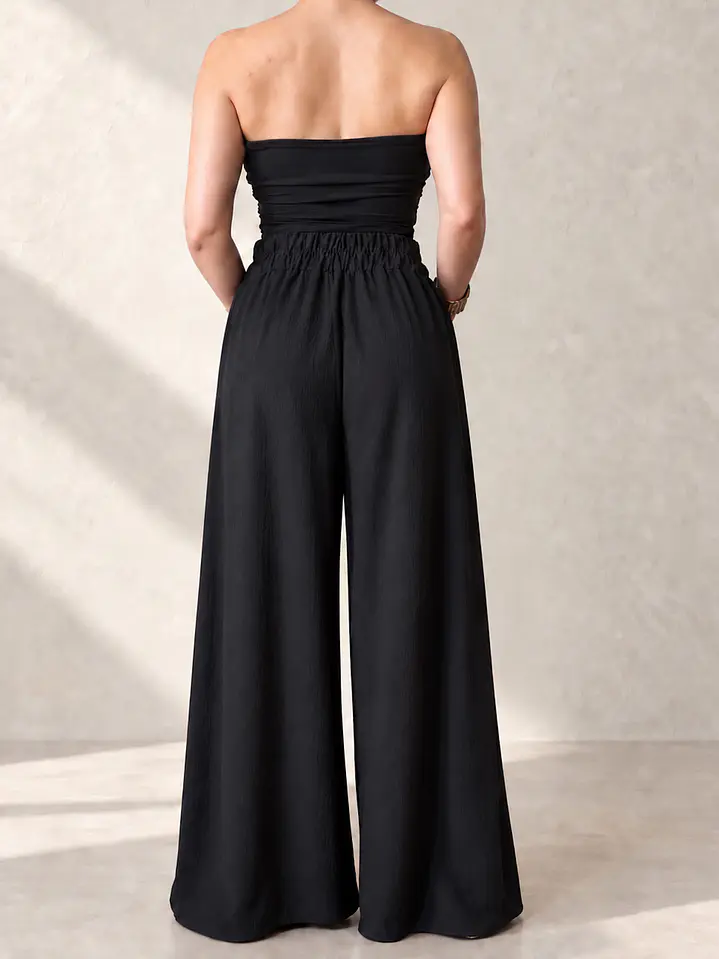 Pantalon Palazzo Negro  2