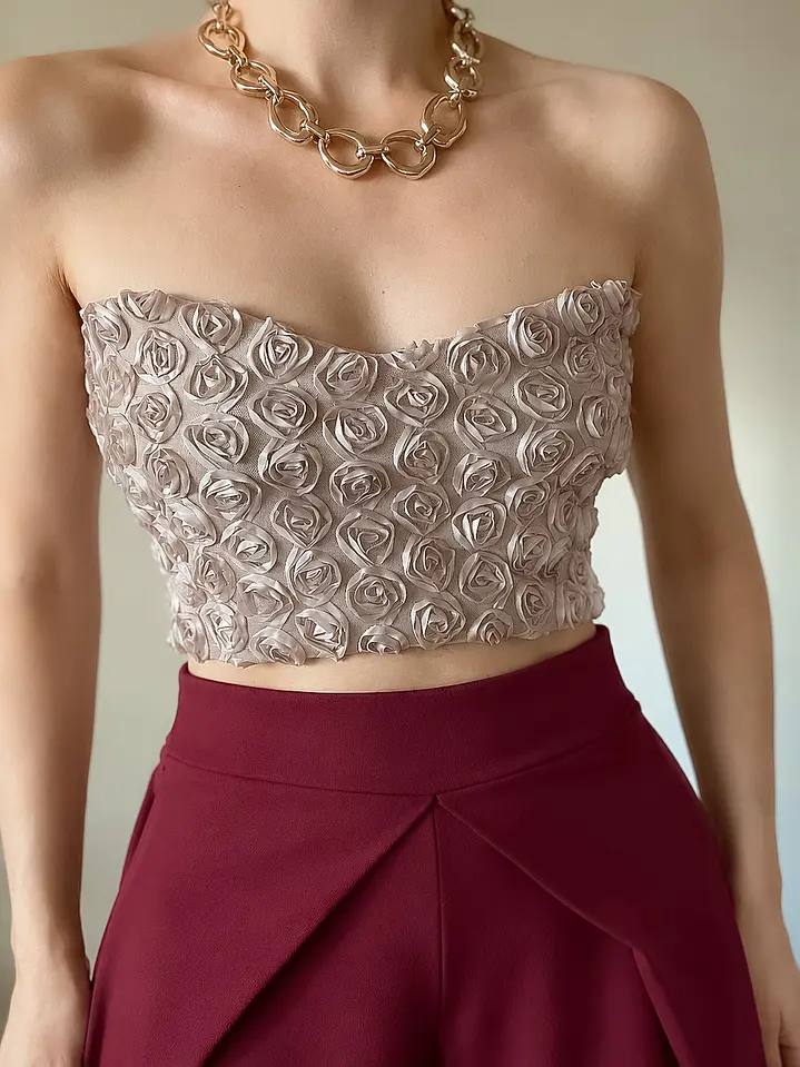 Pantalón Grama Rouge Burdeo 5