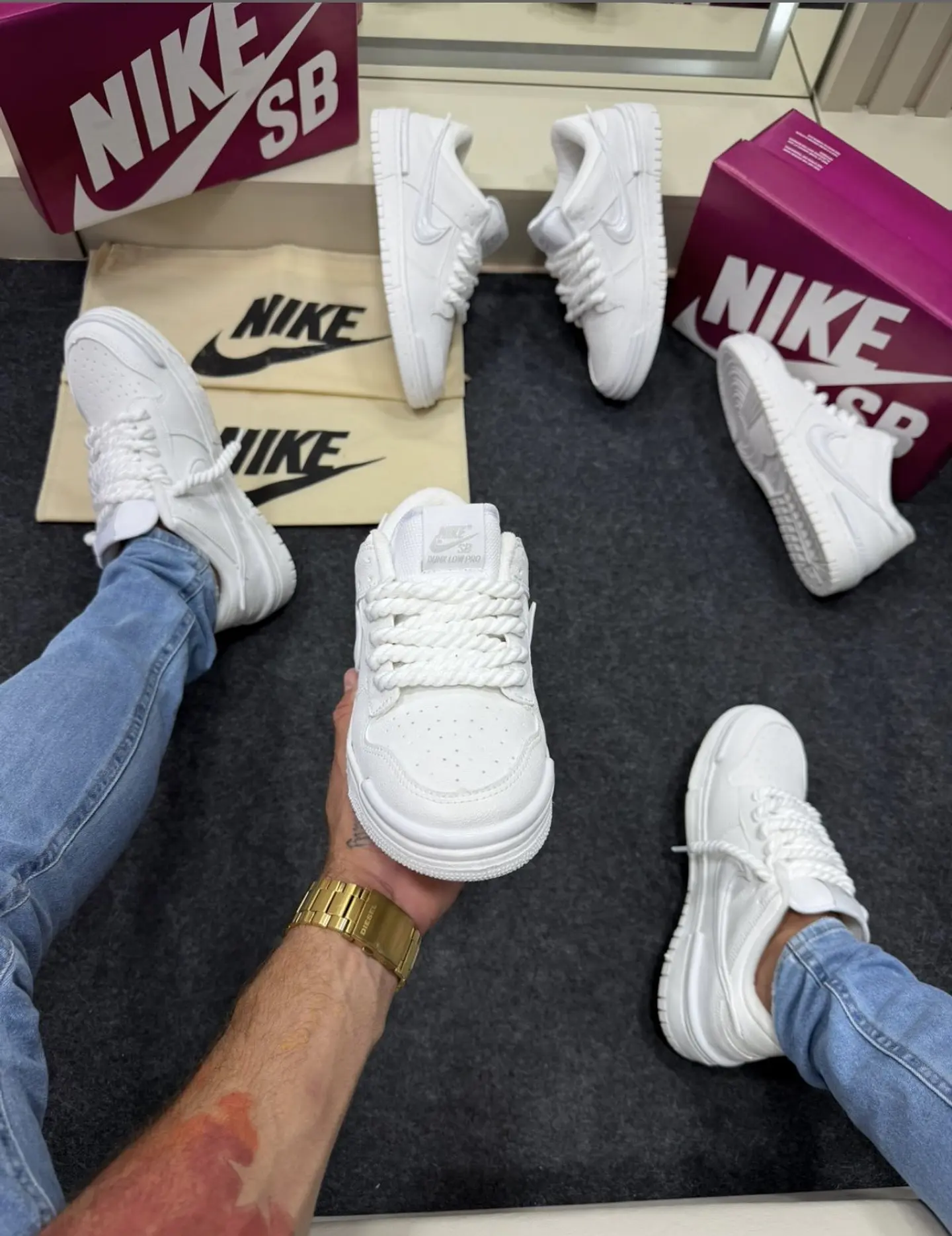 Nike SB Dunk Low Twist Branco 3