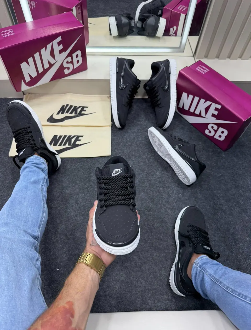 Nike SB Dunk Low Twist Preto e Branco 3