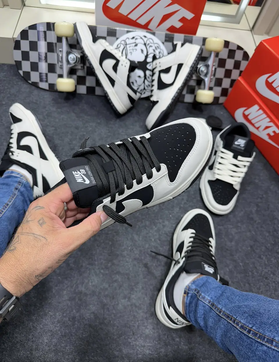 Nike SB Dunk Off White Preto 2