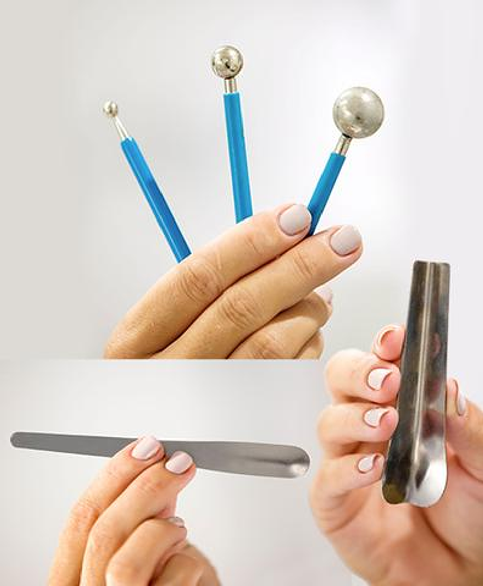 Set de bolas y paletas de acero para aplicación 2