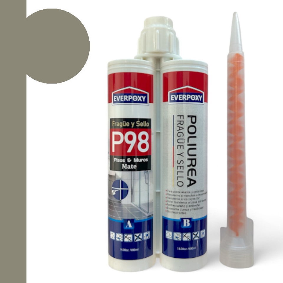 DOBLE TUBO FRAGUE Y SELLO POLIUREA 400ML LIGHT GRAY (GRIS BEIGE) 1