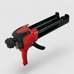 PISTOLA CALAFATERA DOBLE TUBO METALICA