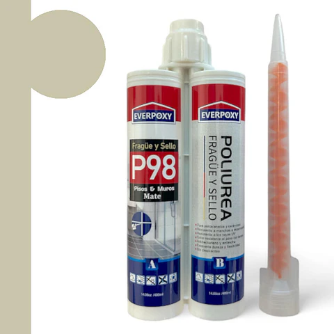TUBO POLIUREA EPOXICO 400ML BEIGE (Beige)