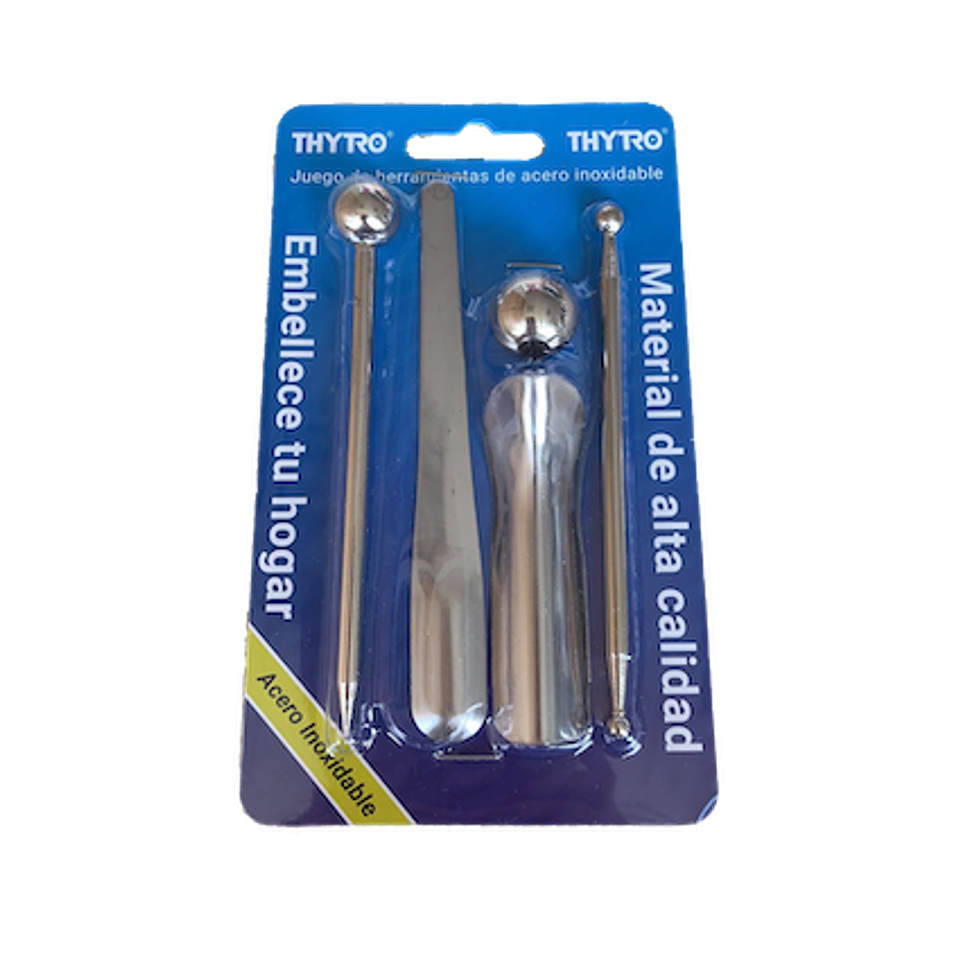 Set de bolas y paletas de acero para aplicación 1