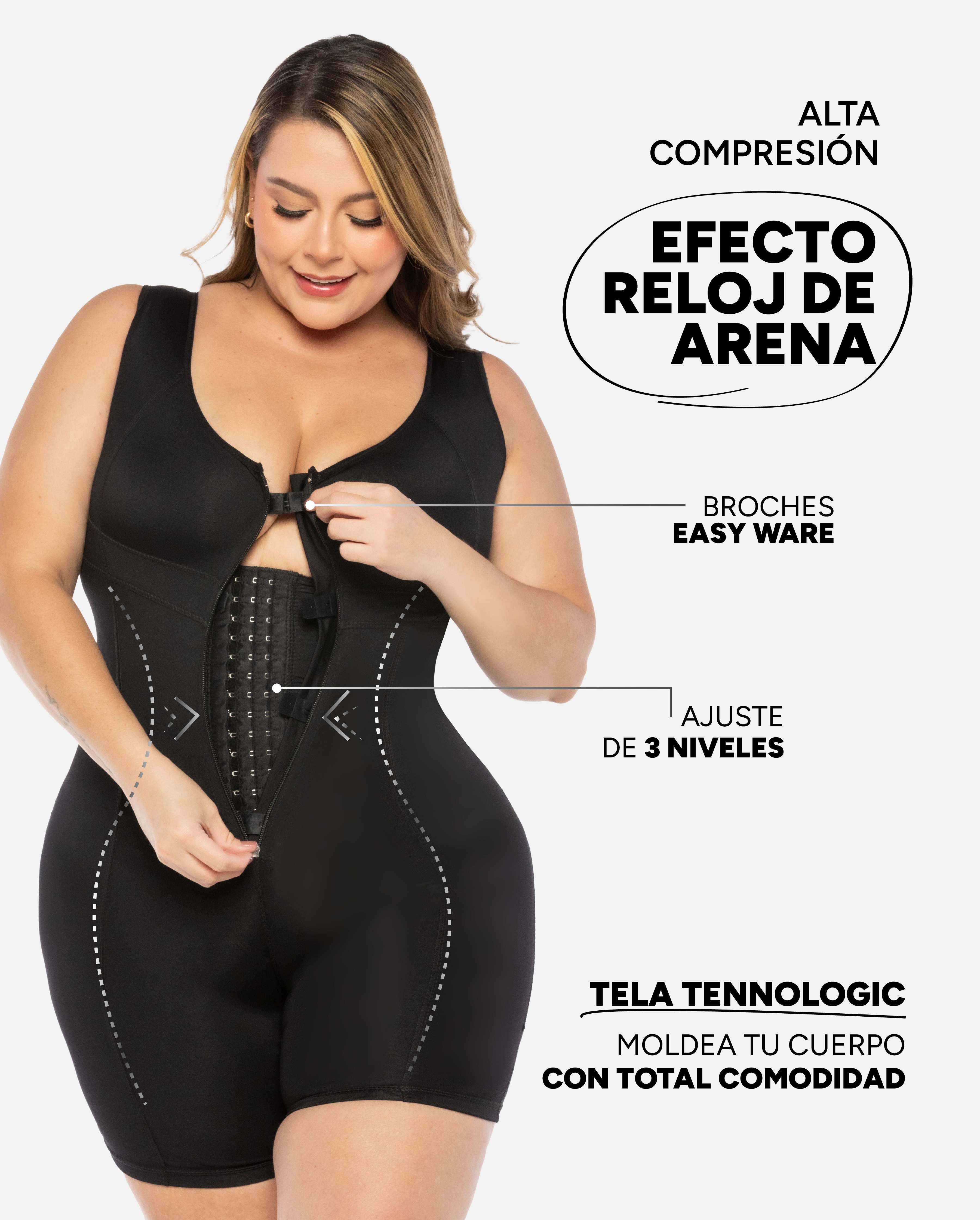 Enterizo Corto ultra moldeador deportivo  6