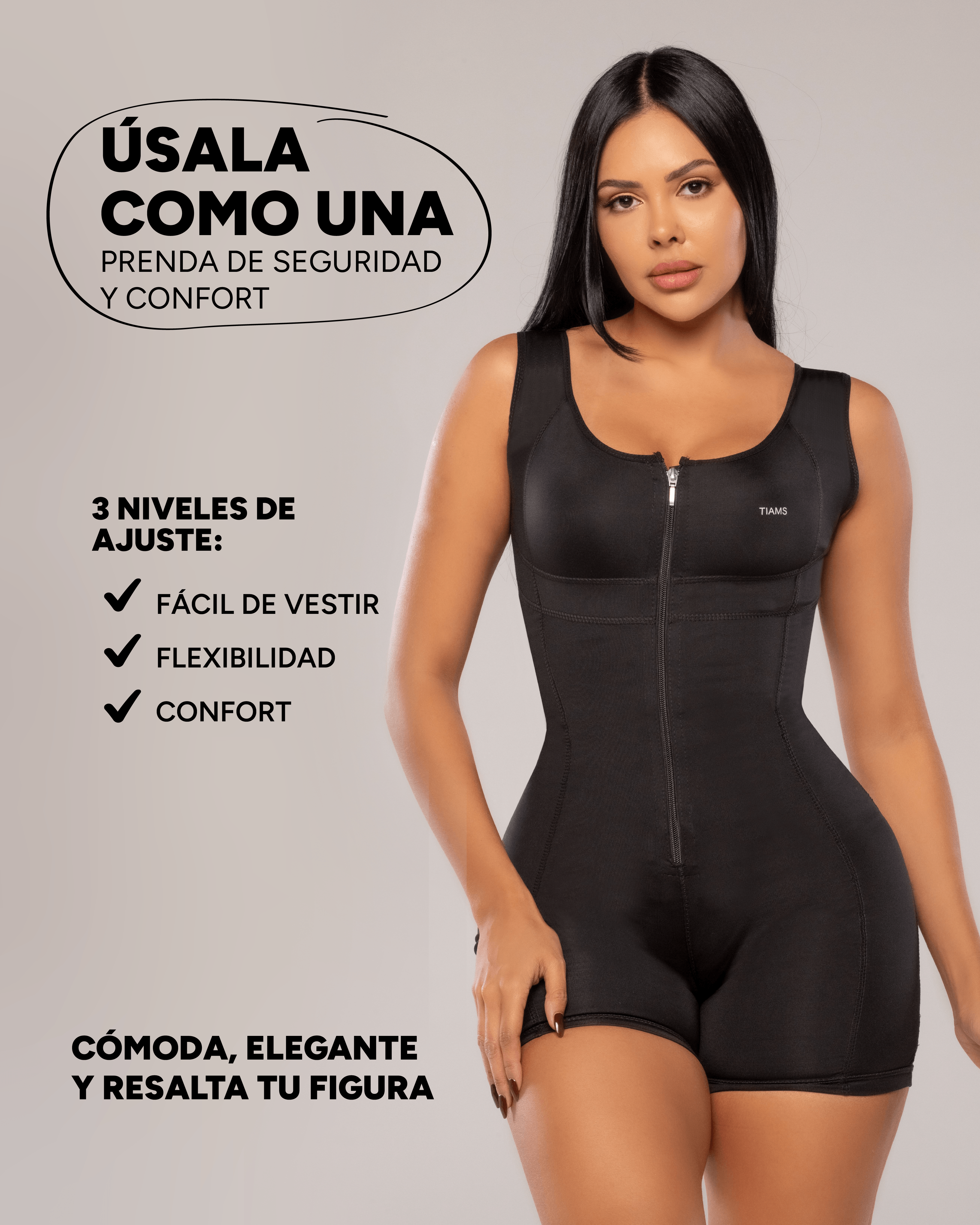 Enterizo Corto ultra moldeador deportivo  7