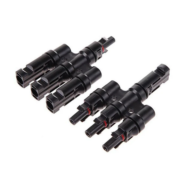Conector solar MC4 triple par M-H