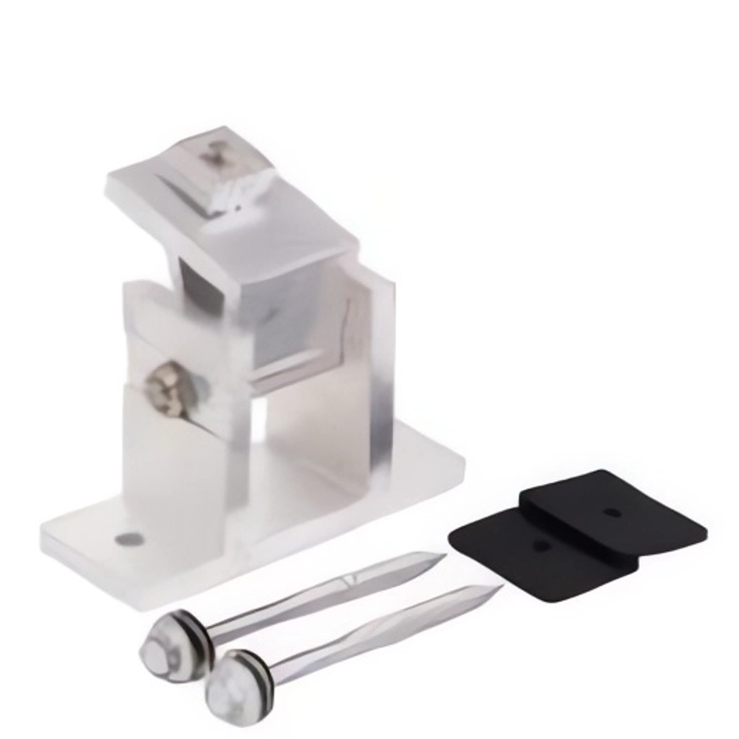 CONECTOR FIJACION A TECHO TIPO L AJUSTABLE 2