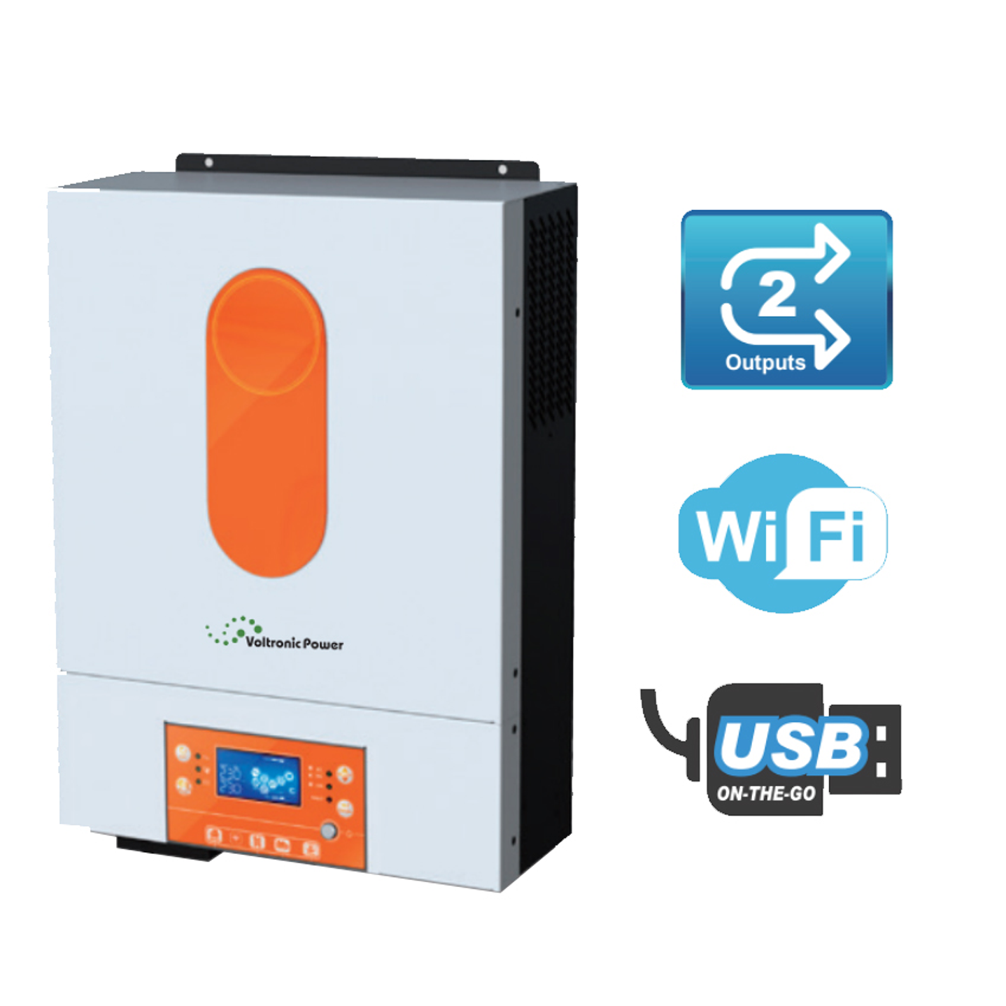 VOLTRONIC INVERSOR OFF-GRID 6KW 48V AXPERT VMIII TWIN 6000VA/6000W