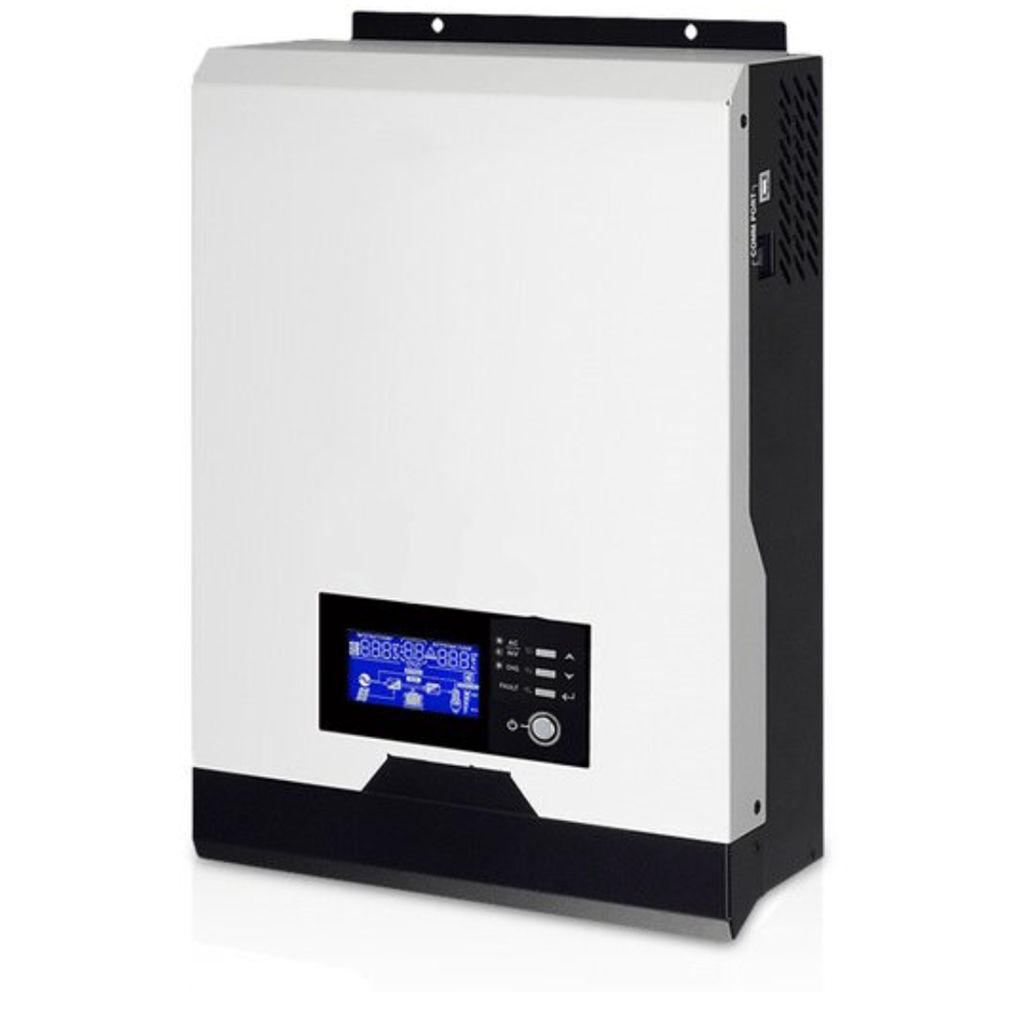 VOLTRONIC INVERSOR Y CARGADOR DE BATERIAS OFF-GRID 1KW 12V MPPT 500W AXPERT VM 1000-12