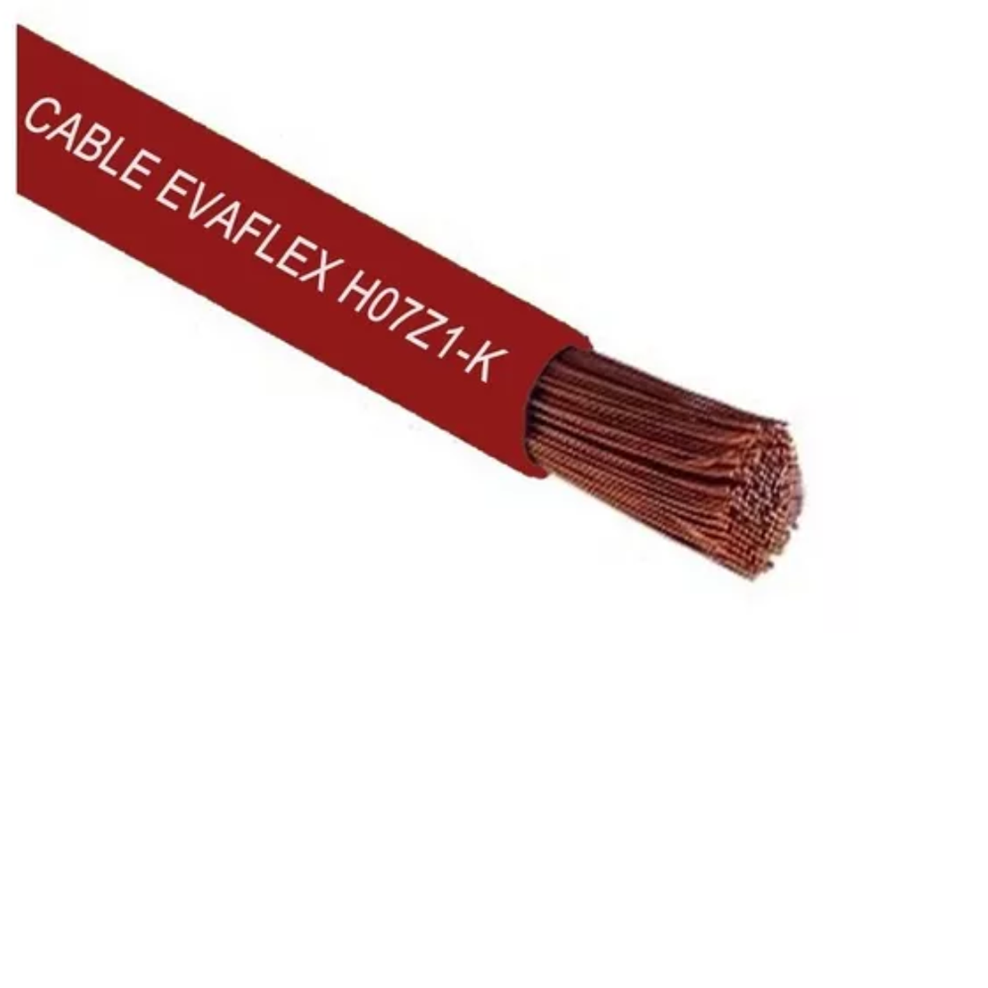 EVAFLEX CABLE ELECTRICO H07Z1-K 4.0MM2 750V R100 METRO ROJO