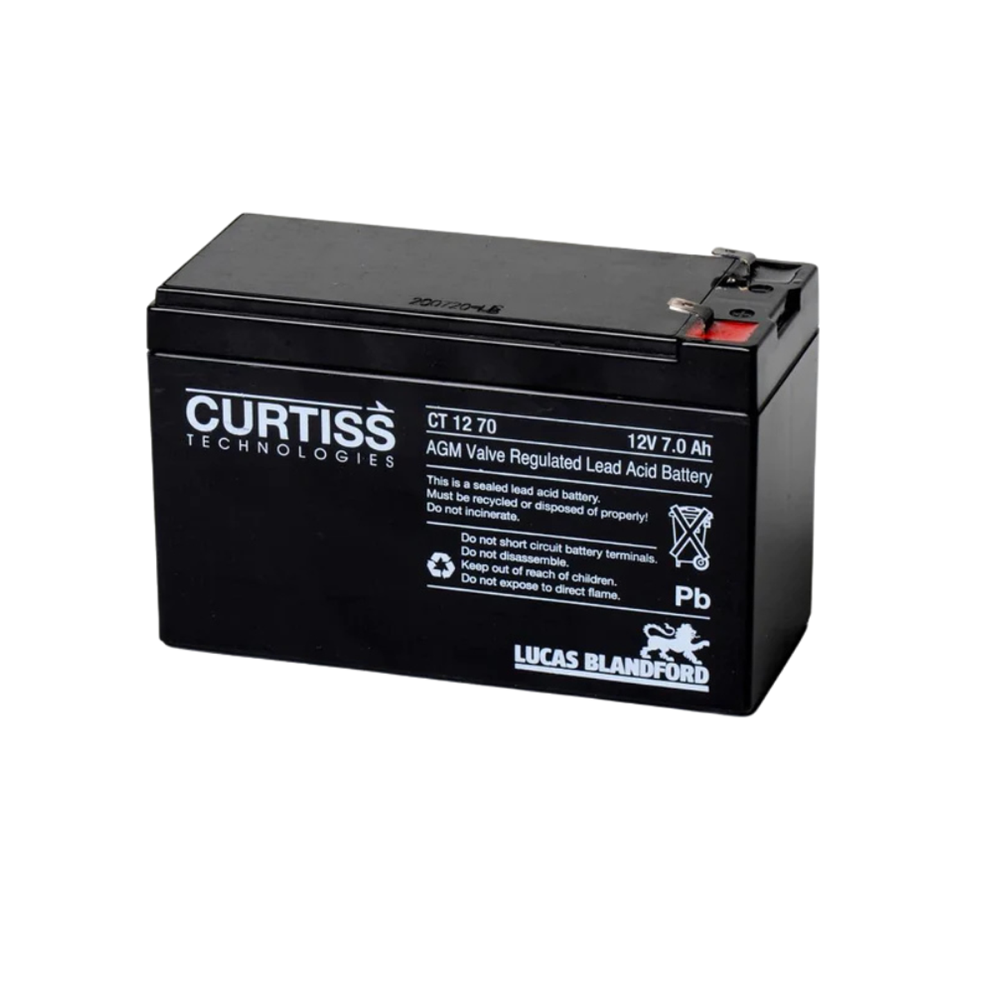 CURTISS BATERIA ESTACIONARIA 12V 7AH