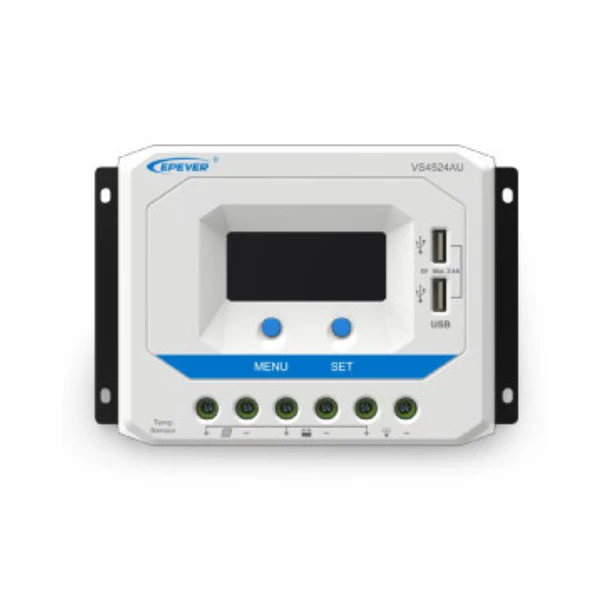 Regulador de carga solar MPPT con pantalla 12/24V 10A VS1024AU