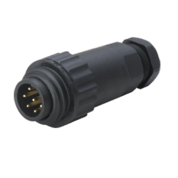 Conector macho volante estándar 7 pines WA22J7TE1-10MM