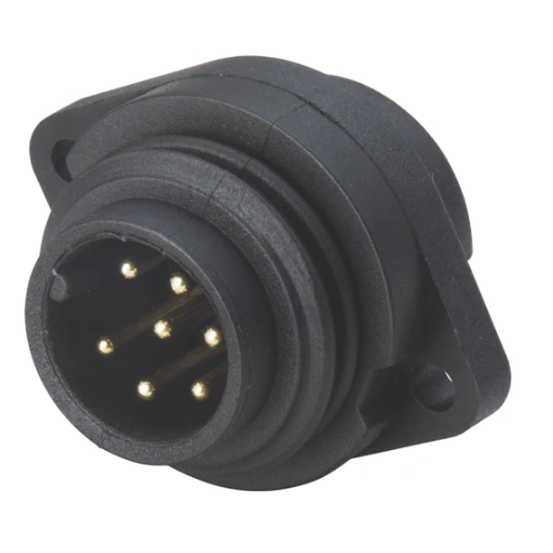 Conector macho chasis 7 pines WA22J7Z1