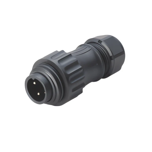 Conector macho volante 4 pines carcasa trasera corta WA22J4TK2II