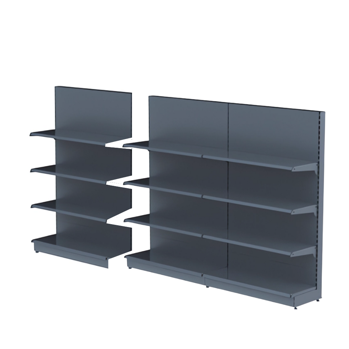 EXTENSION ESTANTE DE PANEL 4 REPISAS 90WX40DX200H CM 80KG