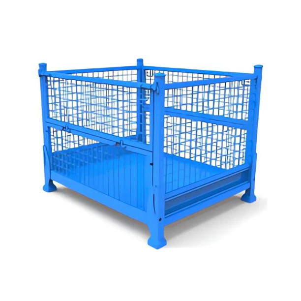 Caja almacenamiento acero plegable y apilable 1200x1000x890 2000kg