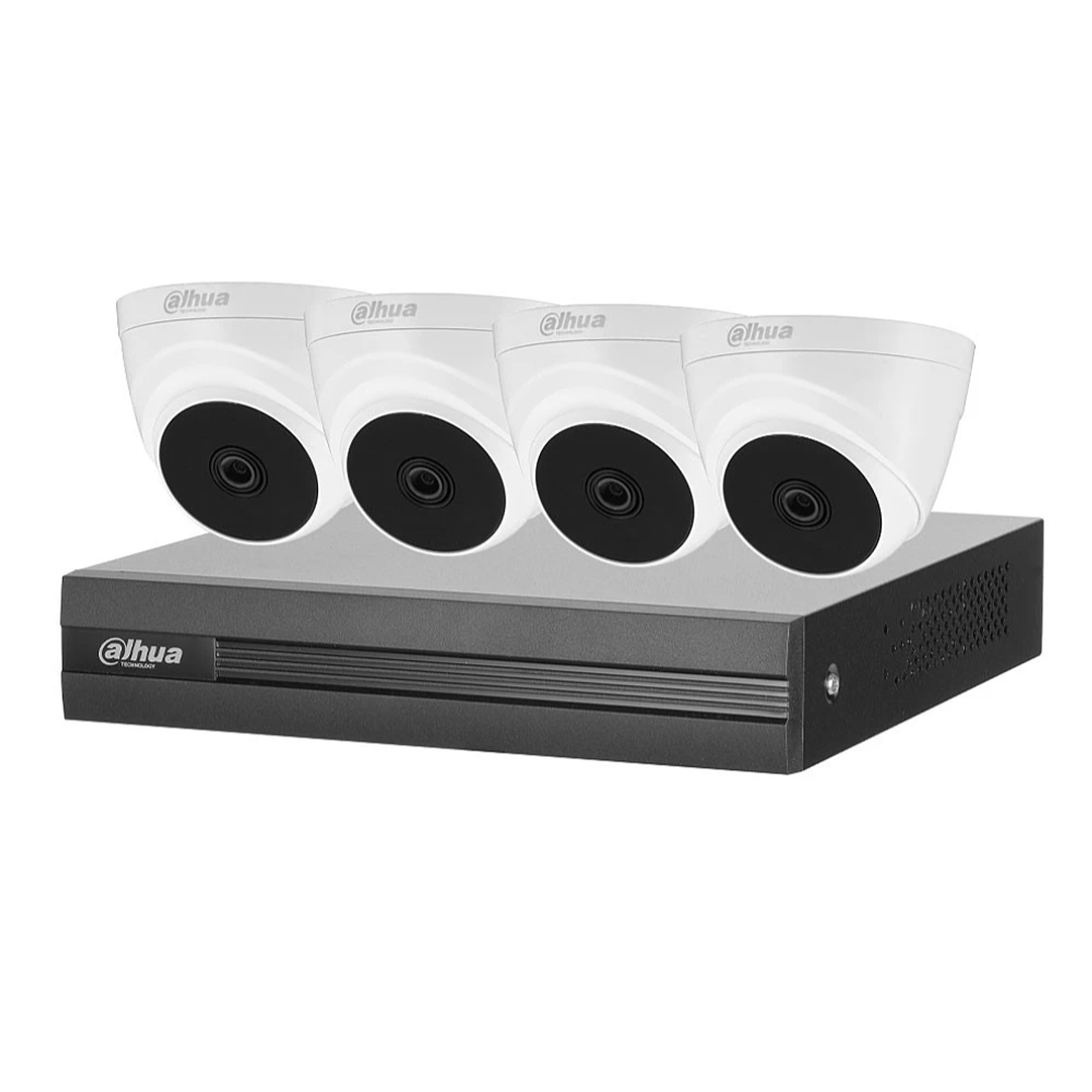 DAHUA KIT 4 CÁMARA DOMO DH-KIT/XVR1B04-I-1T/4-T1A21N-0360B