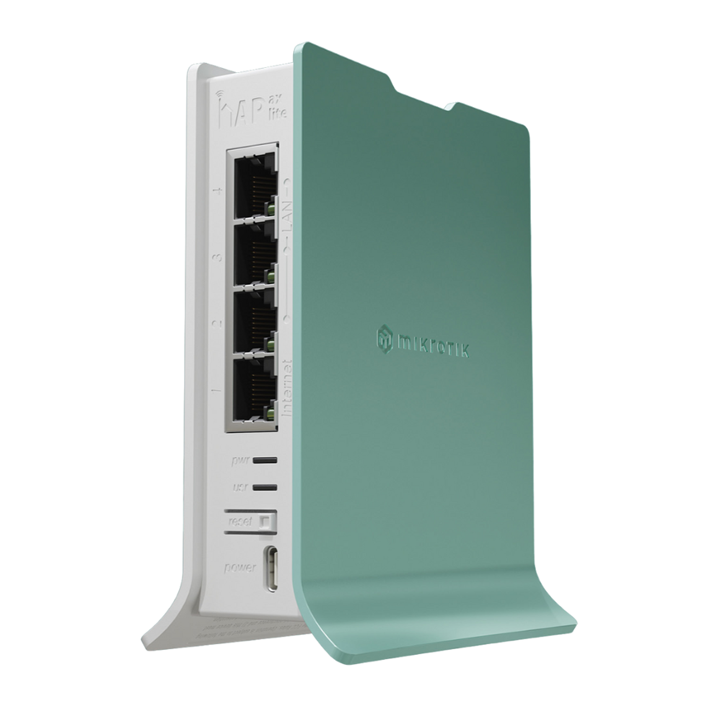 MIKROTIK ROUTER HAP AX LITE 4-1000 2,4GHZ AX600 GEN6 4 3DBI L4 INC5V/12W TYPE-C L41G-2AXD