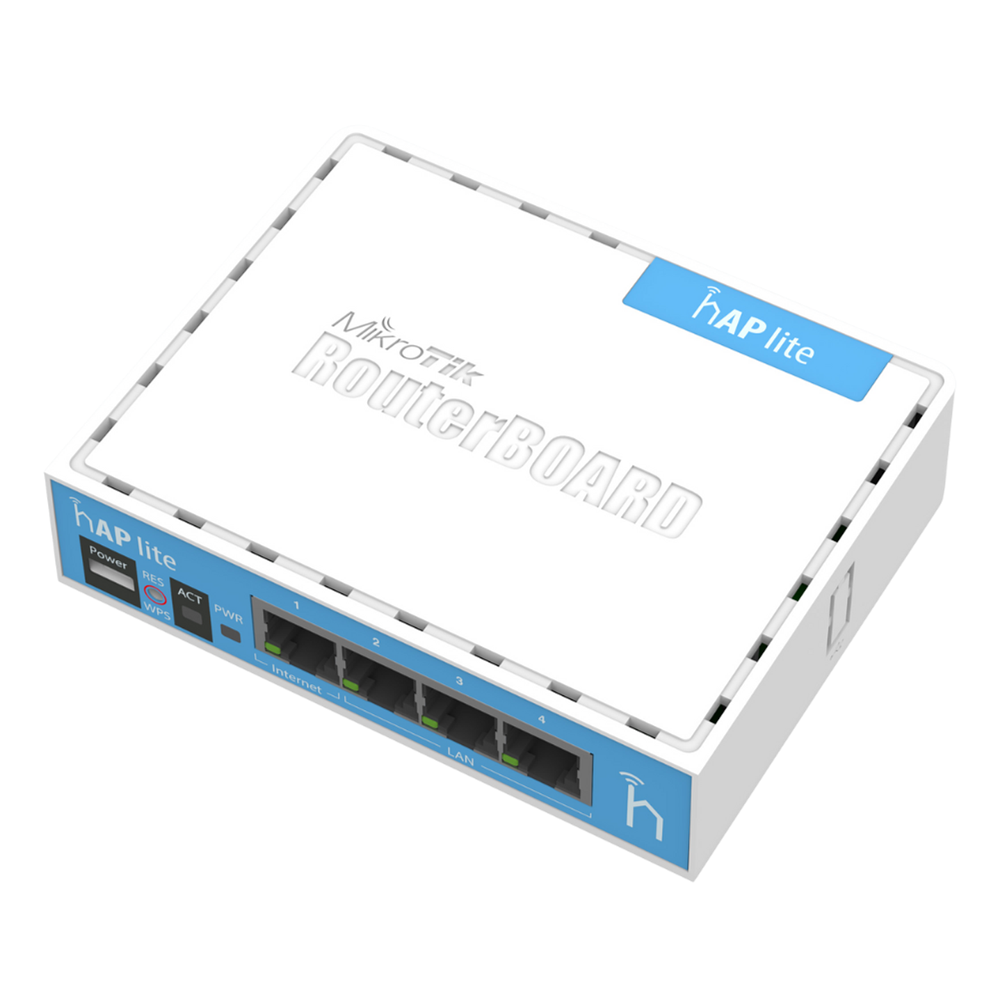 MIKROTIK ROUTER HAP LITE WITH DESKTOP ENCLOSURE ROUTEROS L4 RB941-2ND