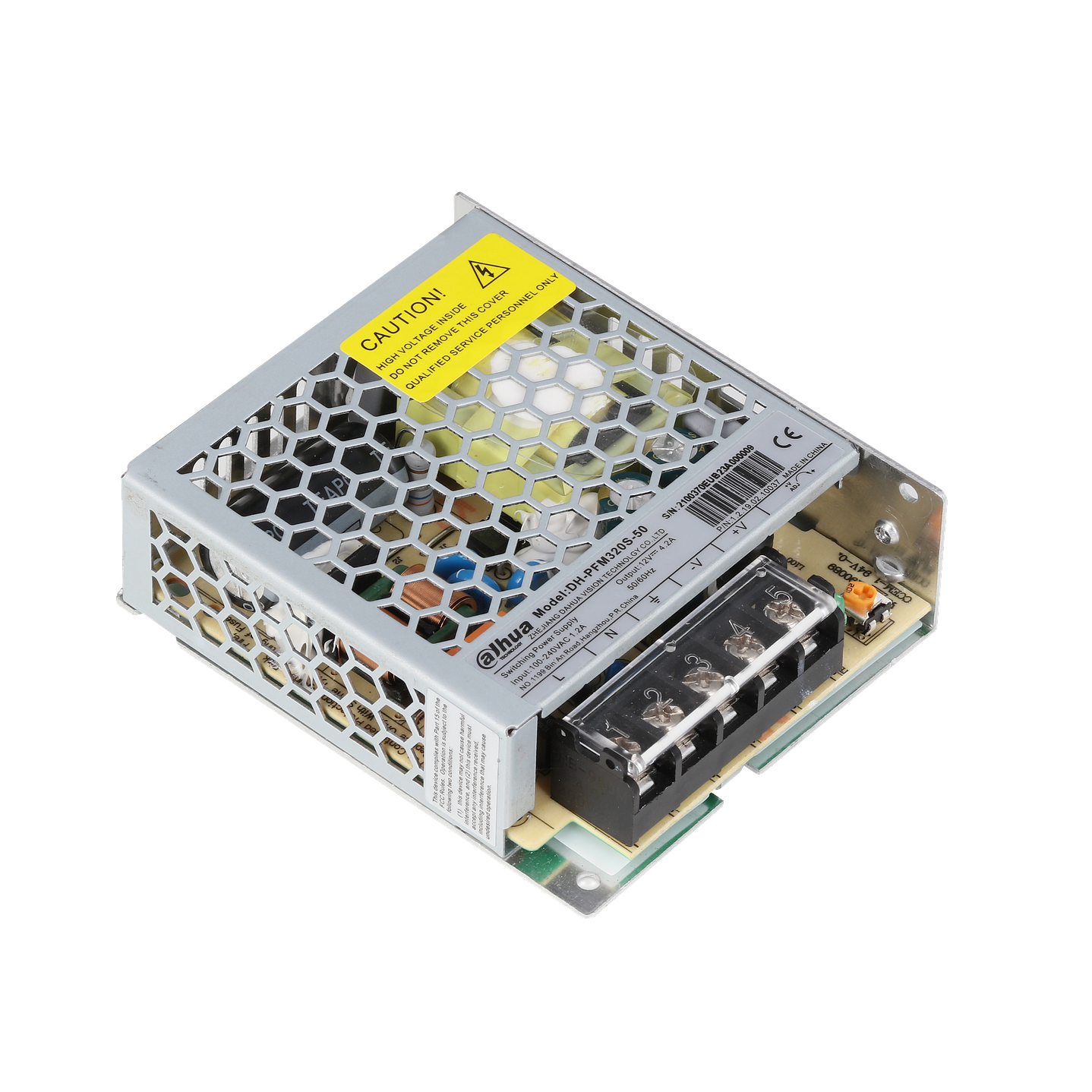 DAHUA TRANSFORMADOR 12V 4,2A AC DC DH-PFM320S-50