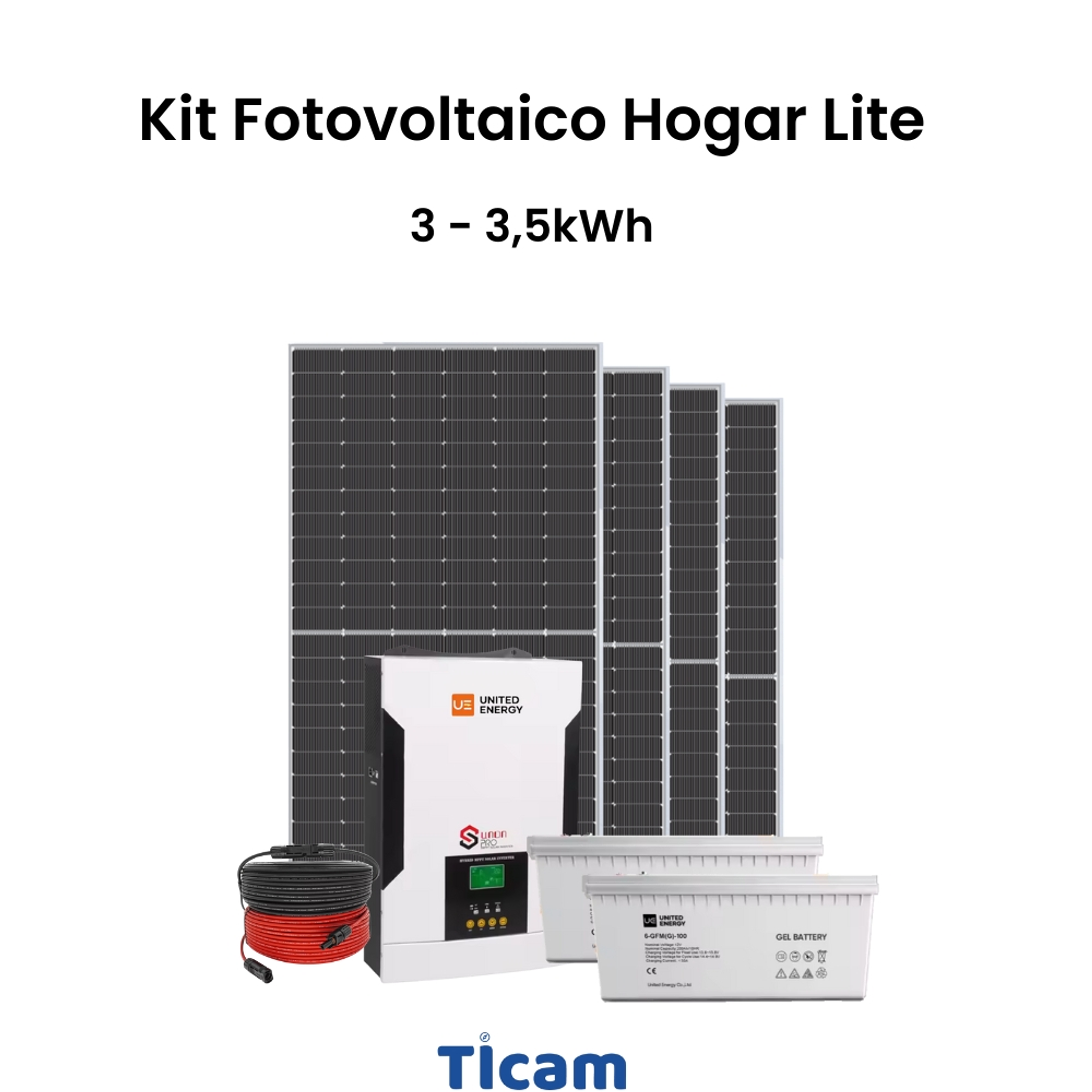 KIT FOTOVOLTAICO HOGAR LITE 1