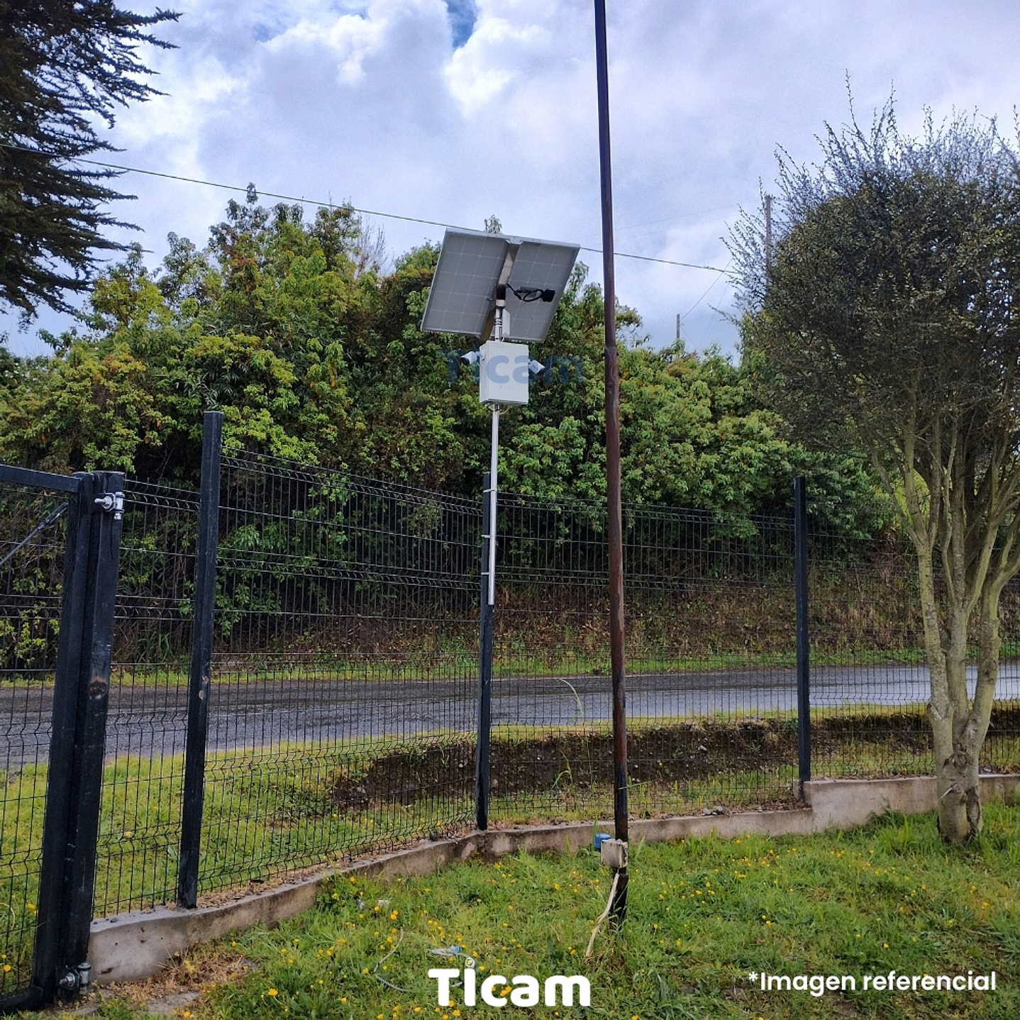 KIT 1 SOPORTE FOTOVOLTAICO PARA SISTEMAS DE SEGURIDAD 1