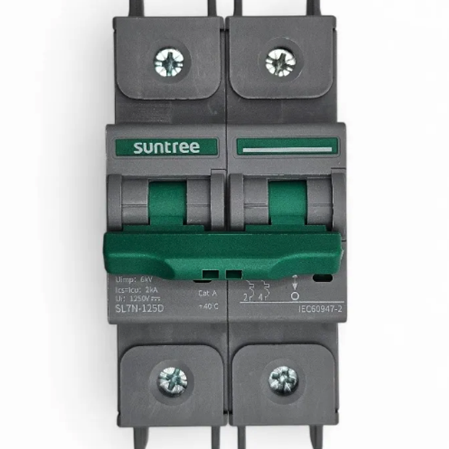 SUNTREE INTERRUPTOR AUTOMATICO DC 125A 2P 600VDC MCB SL7N-125D 1