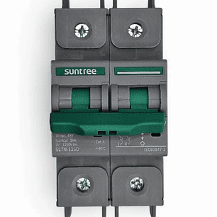 SUNTREE INTERRUPTOR AUTOMATICO DC 125A 2P 600VDC MCB SL7N-125D