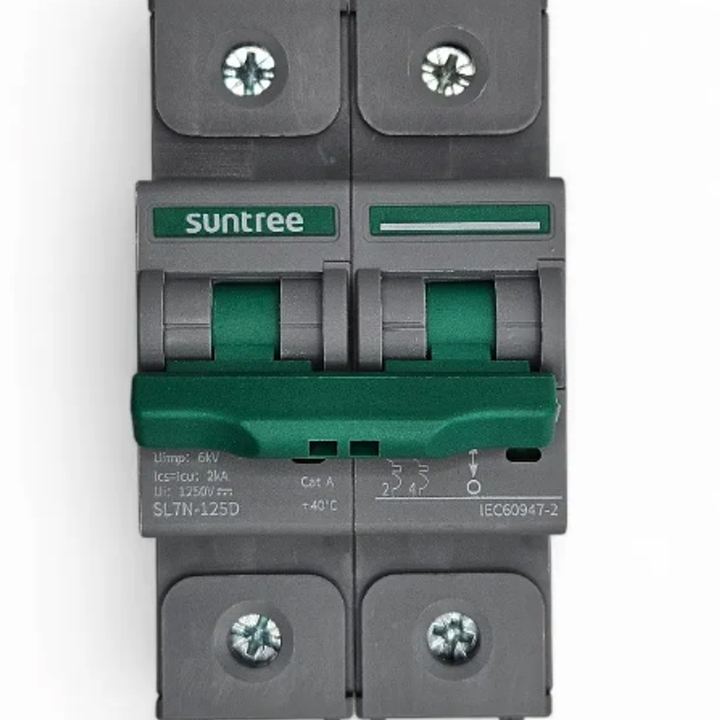 SUNTREE INTERRUPTOR AUTOMATICO DC 125A 2P 600VDC MCB SL7N-125D 2