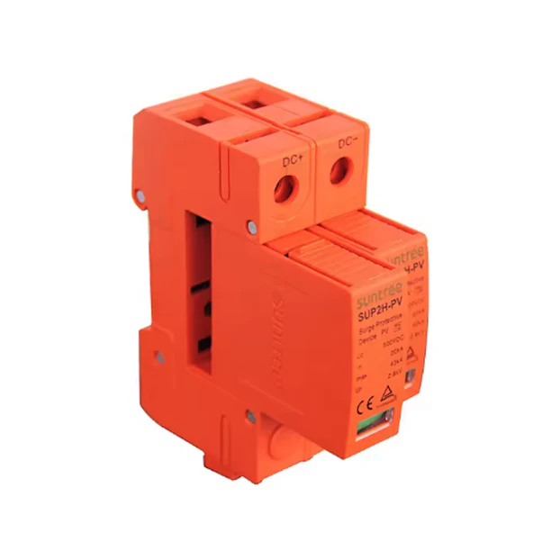 Protector de sobretensión DC 500V 2P 20-40kA SPD SUP2H-PV