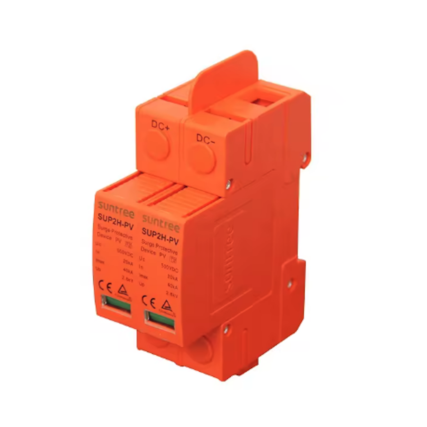 SUNTREE INTERRUPTOR PROTECCION SOBRETENSION DC 500V 2P 20-40KA SPD SUP2H-PV 2