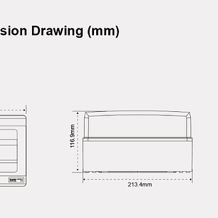 SUNTREE TABLERO SOBREPUESTO 9 MODULOS CON 4 SDR-30 25A 1 SL7N-63 25A 1 SUP2H-PV 500V SHLX-PV2/1