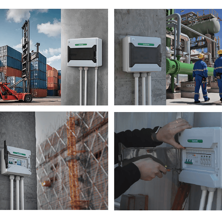 SUNTREE TABLERO SOBREPUESTO 8 MODULOS IP65 PMHA65/8 3