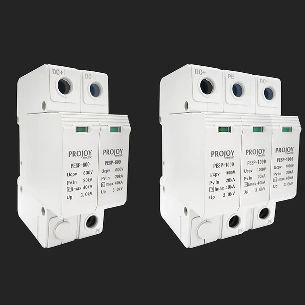 Interruptor de sobretensión DC 600V 2P SPD PESP-600