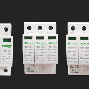 PROJOY INTERRUPTOR DE SOBRETENSION DC 600V 3P SPD PESP-600